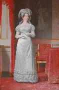 Christoffer Wilhelm Eckersberg Portrait of Marie Sophie of Hesse-Kassel Queen consort of Denmark oil painting artist